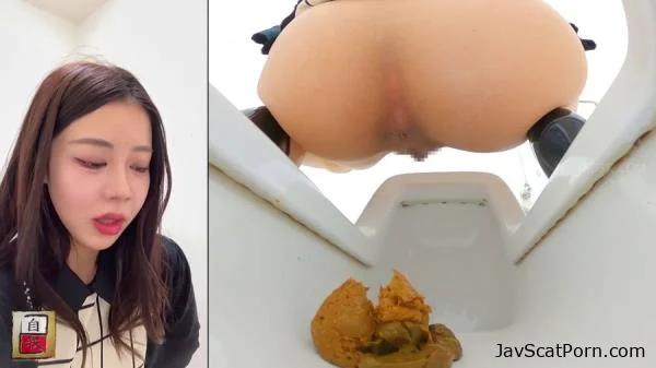 Self filmed defecation videos a camera placed directly under the anus Part-6 - WC [FullHD 1080p|609 MB]